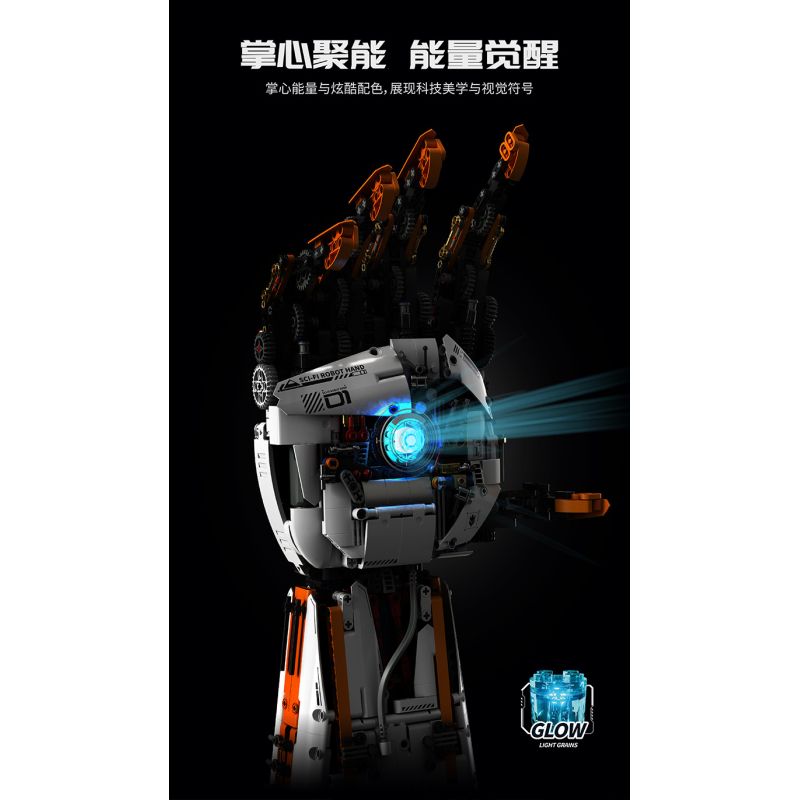 remittance H1001 Xếp hình lắp ráp ghép mô hình Bộ điều khiển lập trình Bionic