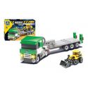Kazi KY8040 8040 Xếp hình kiểu Lego CITY Trucks And Bulldozer Xe Tải Và Xe ủi đất 145 khối