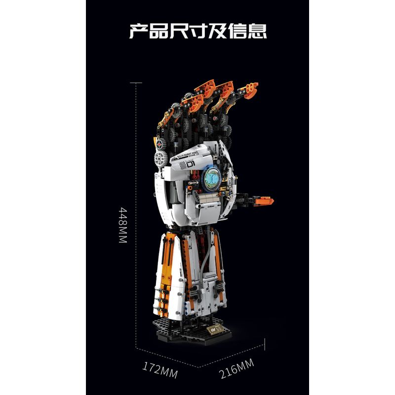 remittance H1001 Xếp hình lắp ráp ghép mô hình Bộ điều khiển lập trình Bionic