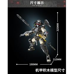 No standard 76110 Xếp hình lắp ráp ghép mô hình động vật ăn thịt