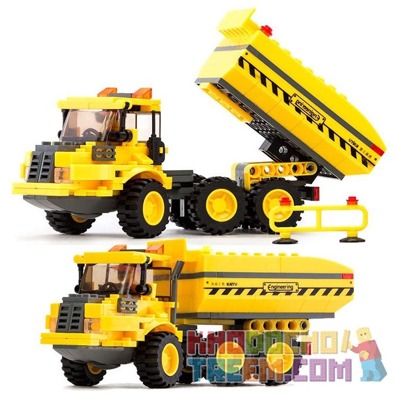 Kazi KY8043 8043 Xếp hình kiểu  CITY Truck Car Xe Tải 181 khối