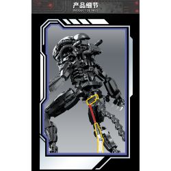 No standard 76111 Xếp hình lắp ráp ghép mô hình Người ngoài hành tinh