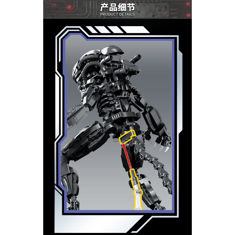 No standard 76111 Xếp hình lắp ráp ghép mô hình Người ngoài hành tinh