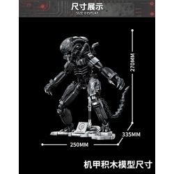 No standard 76111 Xếp hình lắp ráp ghép mô hình Người ngoài hành tinh