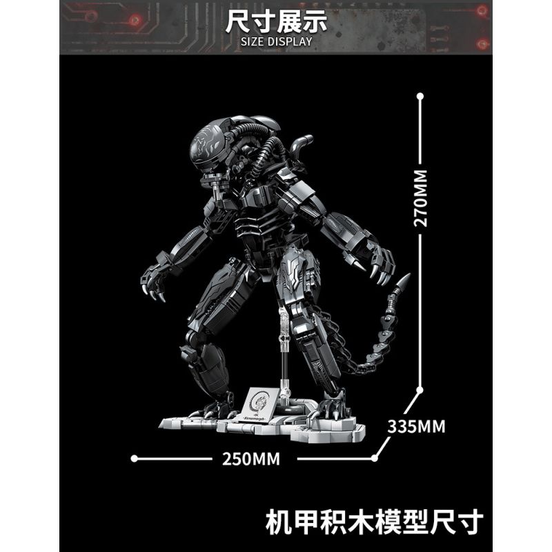 No standard 76111 Xếp hình lắp ráp ghép mô hình Người ngoài hành tinh