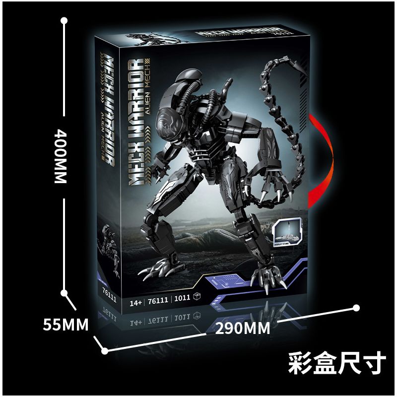 No standard 76111 Xếp hình lắp ráp ghép mô hình Người ngoài hành tinh