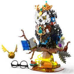 GOQI YC274 Xếp hình lắp ráp ghép mô hình cú ma thuật