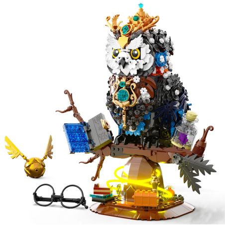 GOQI YC274 Xếp hình lắp ráp ghép mô hình cú ma thuật