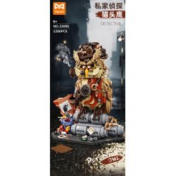 YoLeXi 33006 Detective Xếp hình lắp ráp ghép mô hình Cú mắt riêng