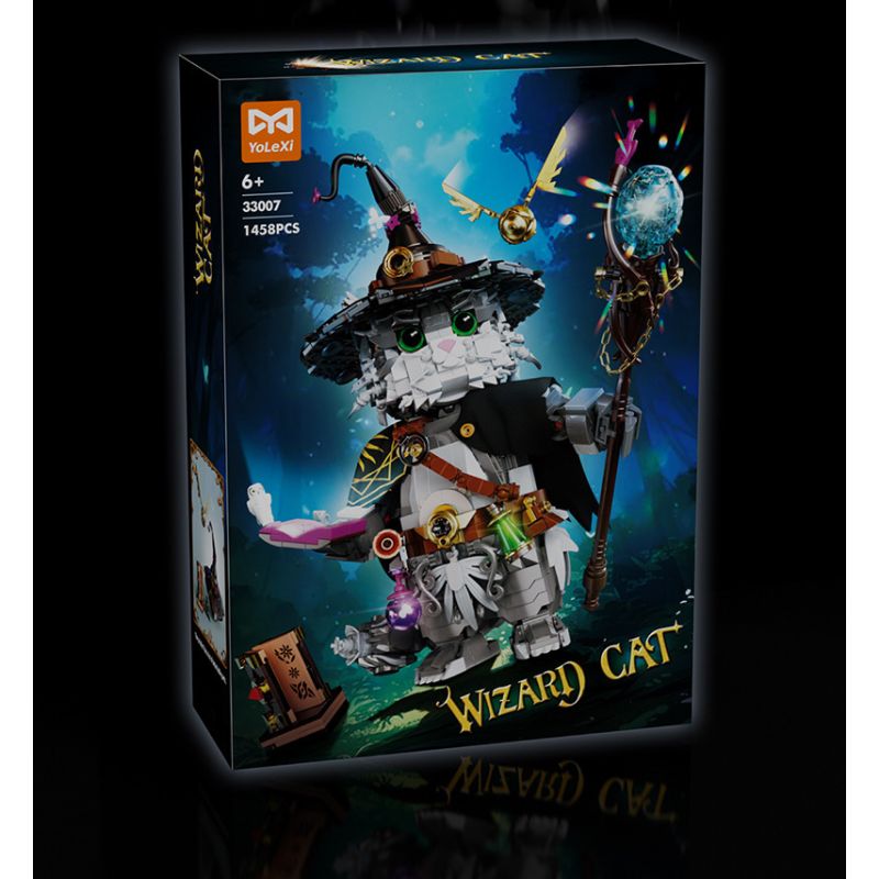 YoLeXi 33007 Wizard Cat Xếp hình lắp ráp ghép mô hình mèo phù thủy