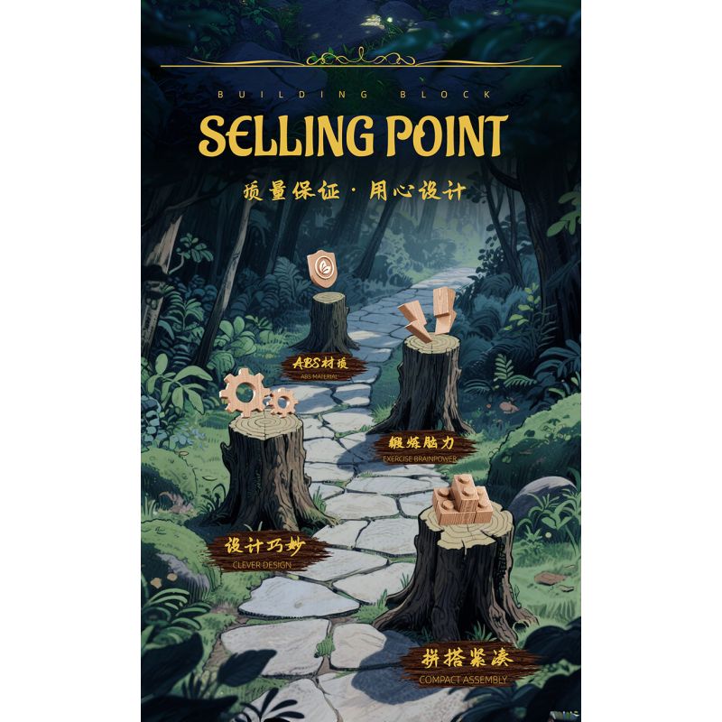 YoLeXi 33007 Wizard Cat Xếp hình lắp ráp ghép mô hình mèo phù thủy