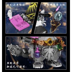 YoLeXi 33007 Wizard Cat Xếp hình lắp ráp ghép mô hình mèo phù thủy