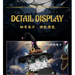 YoLeXi 33007 Wizard Cat Xếp hình lắp ráp ghép mô hình mèo phù thủy