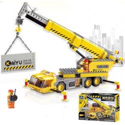 Kazi KY8045 8045 Xếp hình kiểu  CITY Crane Cần Trục Di động 380 khối
