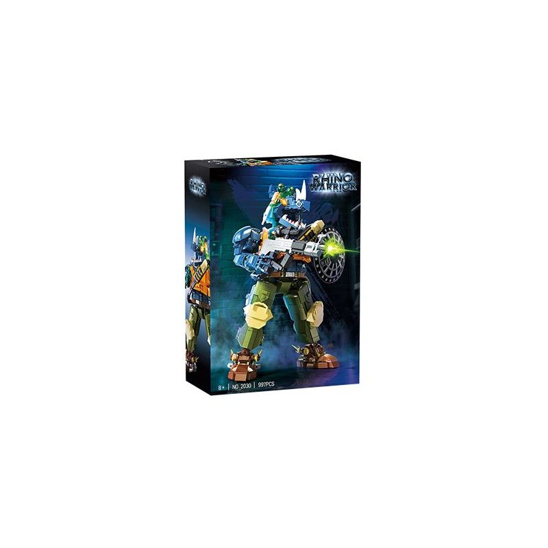 DK 2030 Rhino Warrior Xếp hình lắp ráp ghép mô hình Ninja rùa đột biến tuổi teen: Rhino Man Minotaur
