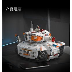 remittance H1011 Xếp hình lắp ráp ghép mô hình Lập trình kỹ thuật xe tăng thay đổi thứ hai