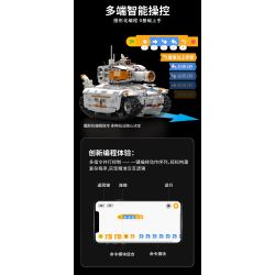 remittance H1011 Xếp hình lắp ráp ghép mô hình Lập trình kỹ thuật xe tăng thay đổi thứ hai