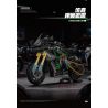 wisdom MG03 Kawasaki Xếp hình lắp ráp ghép mô hình Tứ Xuyên Banner Xe máy 1:8