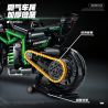 wisdom MG03 Kawasaki Xếp hình lắp ráp ghép mô hình Tứ Xuyên Banner Xe máy 1:8