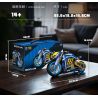 wisdom MG06 Bngatli W4 Xếp hình lắp ráp ghép mô hình Xe máy Bugatti 1:8