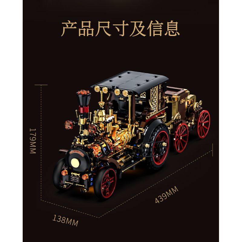 remittance H1003 Xếp hình lắp ráp ghép mô hình Xe hơi cơ khí cổ điển