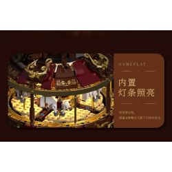 remittance H1014 Xếp hình lắp ráp ghép mô hình Băng chuyền điện thoại cổ điển tưởng tượng