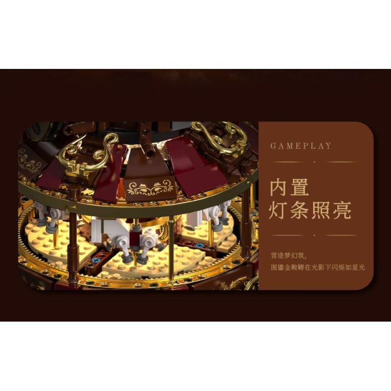 remittance H1014 Xếp hình lắp ráp ghép mô hình Băng chuyền điện thoại cổ điển tưởng tượng