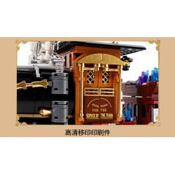 Kqiboxxr KQ302 Steam Age Ore Train Xếp hình lắp ráp ghép mô hình Kỷ nguyên của hơi nước: Tàu quặng