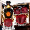 Kqiboxxr KQ302 Steam Age Ore Train Xếp hình lắp ráp ghép mô hình Kỷ nguyên của hơi nước: Tàu quặng