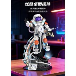 KAIYU KeeYee World K96232 Flying Astronaut Xếp hình lắp ráp ghép mô hình phi hành gia bay
