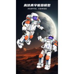 KAIYU KeeYee World K96232 Flying Astronaut Xếp hình lắp ráp ghép mô hình phi hành gia bay