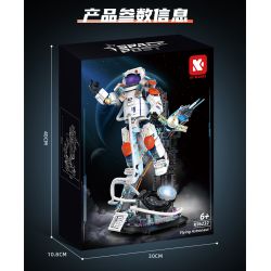 KAIYU KeeYee World K96232 Flying Astronaut Xếp hình lắp ráp ghép mô hình phi hành gia bay