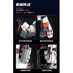 KAIYU KeeYee World K96232 Flying Astronaut Xếp hình lắp ráp ghép mô hình phi hành gia bay