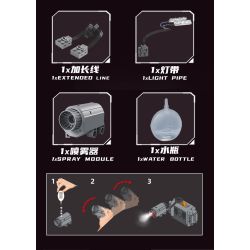 KAIYU KeeYee World K96211 Xếp hình lắp ráp ghép mô hình Động cơ Ferrari Enzo V12