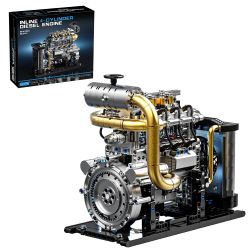 GOQI GQ-3706 4 Cylinder Engine Xếp hình lắp ráp ghép mô hình động cơ bốn thì