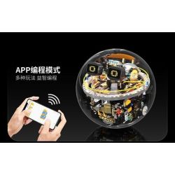 Takuki T1113 Xếp hình lắp ráp ghép mô hình Lập trình Robot khoa học viễn tưởng Bóng thông minh