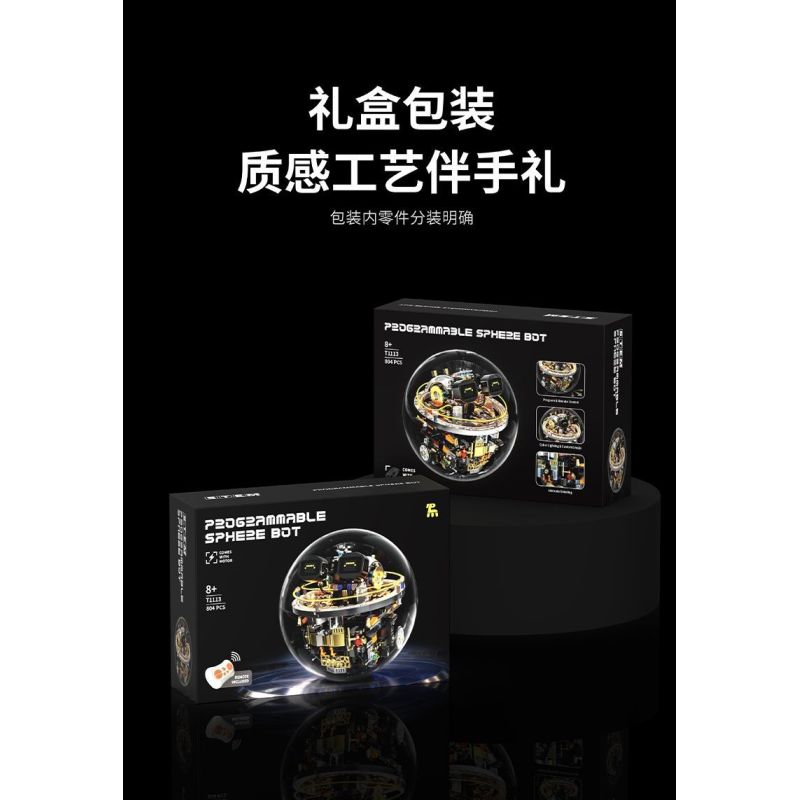 Takuki T1113 Xếp hình lắp ráp ghép mô hình Lập trình Robot khoa học viễn tưởng Bóng thông minh