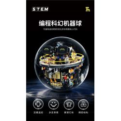 Takuki T1113 Xếp hình lắp ráp ghép mô hình Lập trình Robot khoa học viễn tưởng Bóng thông minh