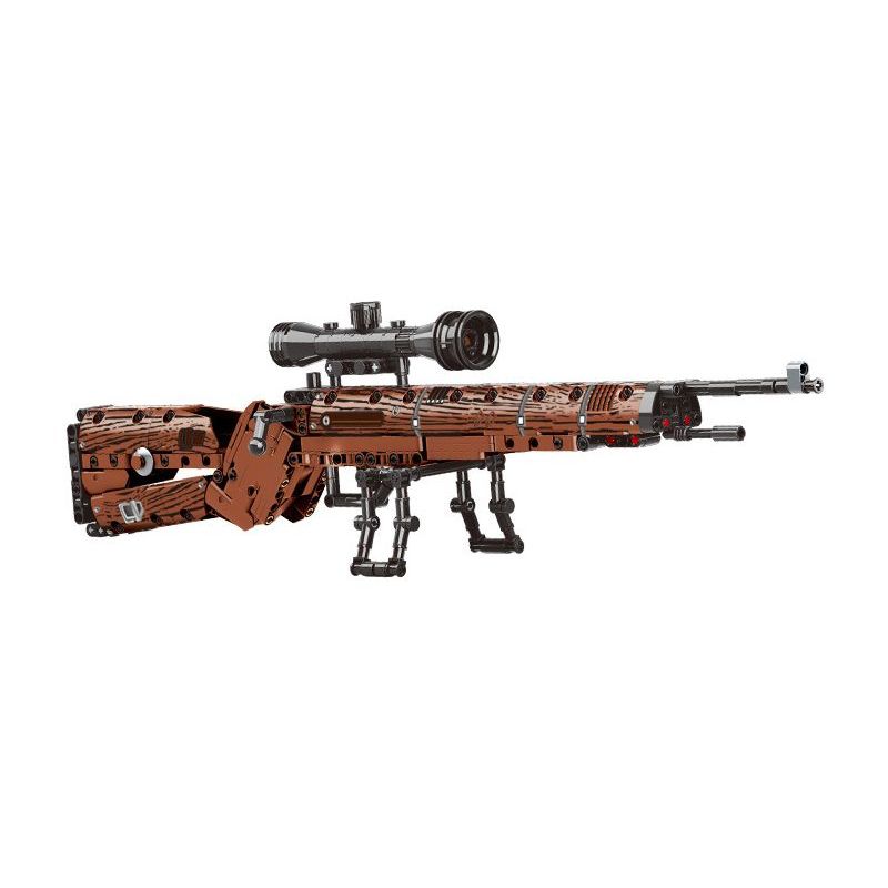 No license A67113 Xếp hình lắp ráp ghép mô hình súng trường 98K