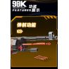 No license A67113 Xếp hình lắp ráp ghép mô hình súng trường 98K