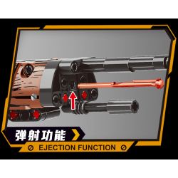 No license A67113 Xếp hình lắp ráp ghép mô hình súng trường 98K