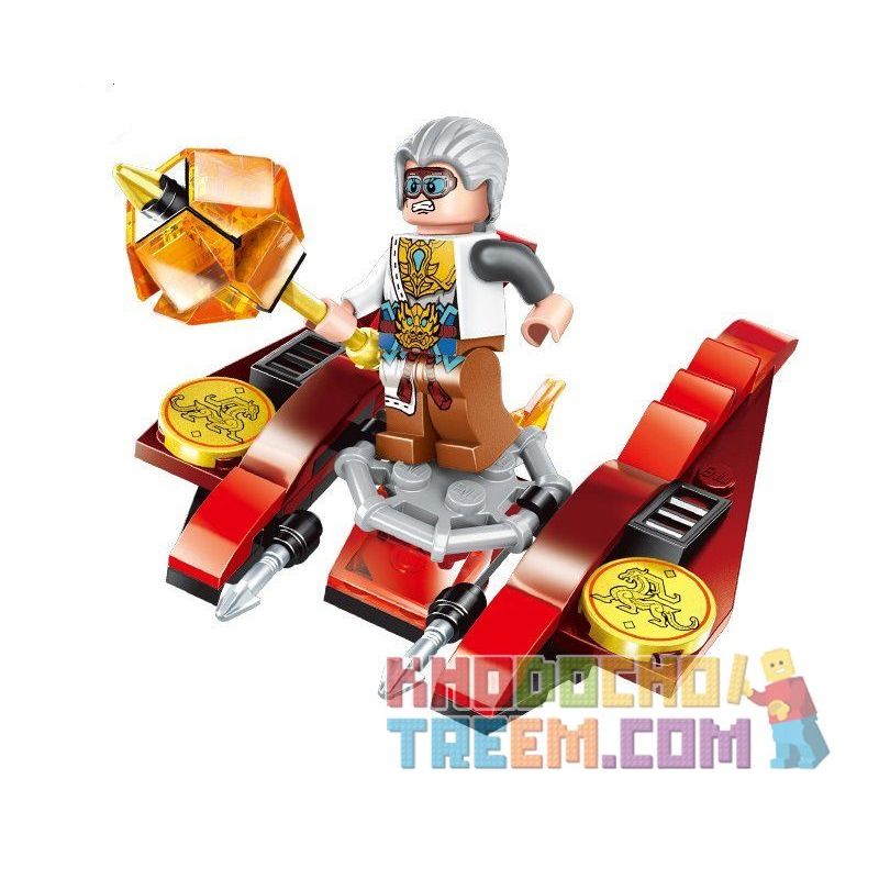 Enlighten 2207 Qman 2207 non  XE MÔ TÔ ỒN ÀO bộ đồ chơi xếp lắp ráp ghép mô hình Creation Of The Gods NOISE HARLEY Phong Thần 210 khối