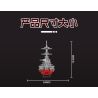 KAZI GBL BOZHI KY82075 British Revenge Class HMS Sovereign Xếp hình lắp ráp ghép mô hình Thiết giáp hạm lớp Revenge của Anh HMS Sovereign