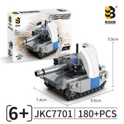 United Imagine JKC7701 Xếp hình lắp ráp ghép mô hình Xe tăng khoa học viễn tưởng: Xe tăng ma quái Cảnh báo đỏ