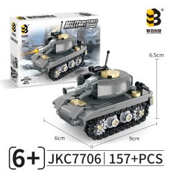 United Imagine JKC7706 Xếp hình lắp ráp ghép mô hình Q Dễ Thương Xe Tăng: Polar F4 Xe Tăng Yin Xiaodun