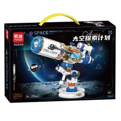 minGDi LEIBAO K2243 Xếp hình lắp ráp ghép mô hình Chương trình thám hiểm không gian: Kính viễn vọng giữa các vì sao