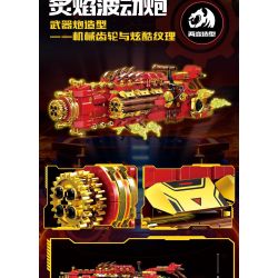 KAZI GBL BOZHI KY8150 FlameDragon Xếp hình lắp ráp ghép mô hình Thiết bị cơ khí Hỏa Long