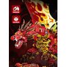 KAZI GBL BOZHI KY8150 FlameDragon Xếp hình lắp ráp ghép mô hình Thiết bị cơ khí Hỏa Long