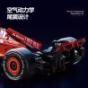 No license A012 Xếp hình lắp ráp ghép mô hình Người chơi cơ khí: Đua xe công thức 1 1:8