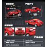 minGDi LEIBAO K2261 Vintage Car Fer-250 Xếp hình lắp ráp ghép mô hình Chiếc xe cổ điển Ferrari 250 GTO
